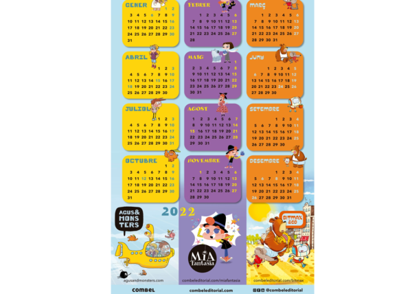 Els personatges de Combel que t'acompanyaran el 2022