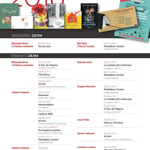 Sant Jordi 2016, celebra'l amb nosaltres!